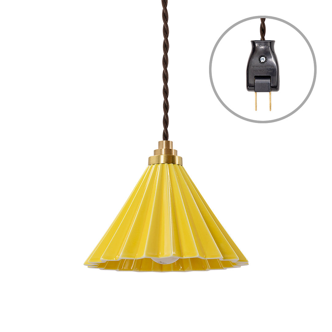 ORIGAMI Lamp Pendant Brown Cord