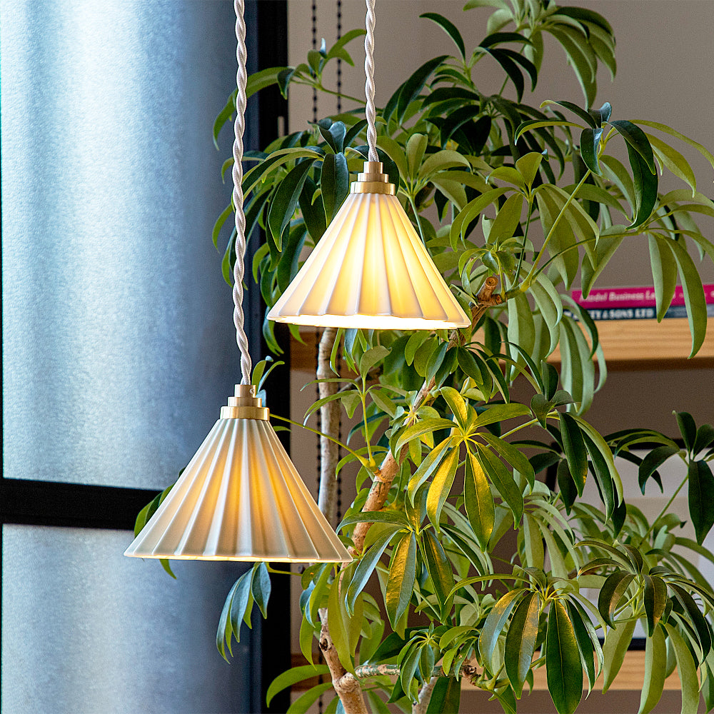 ORIGAMI Lamp Pendant White Cord