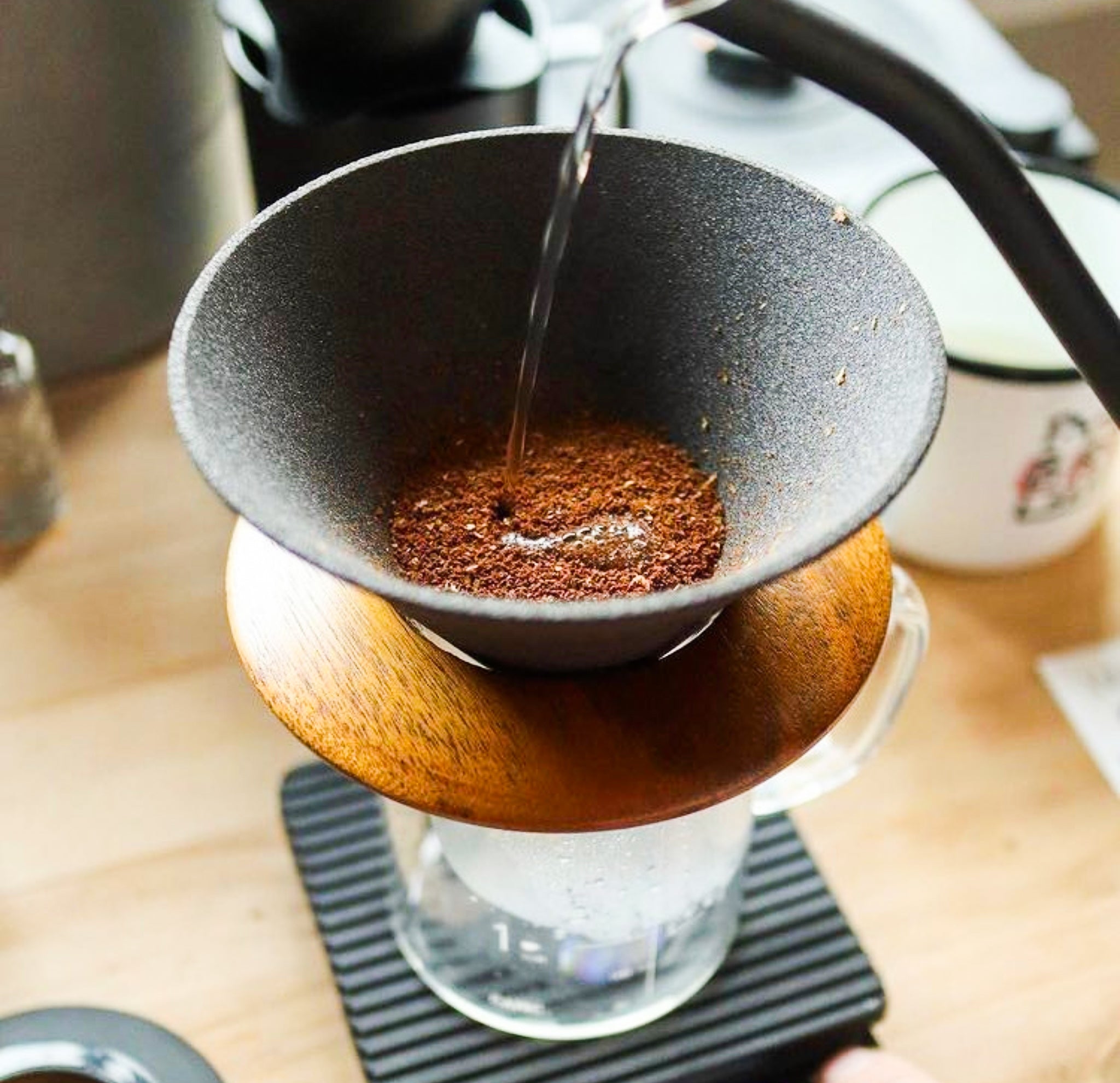 Filterless Pour Over Coffee Cone