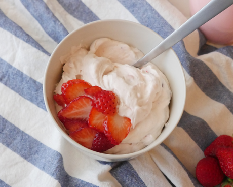 Strawberry fool -Classic British Dessert-