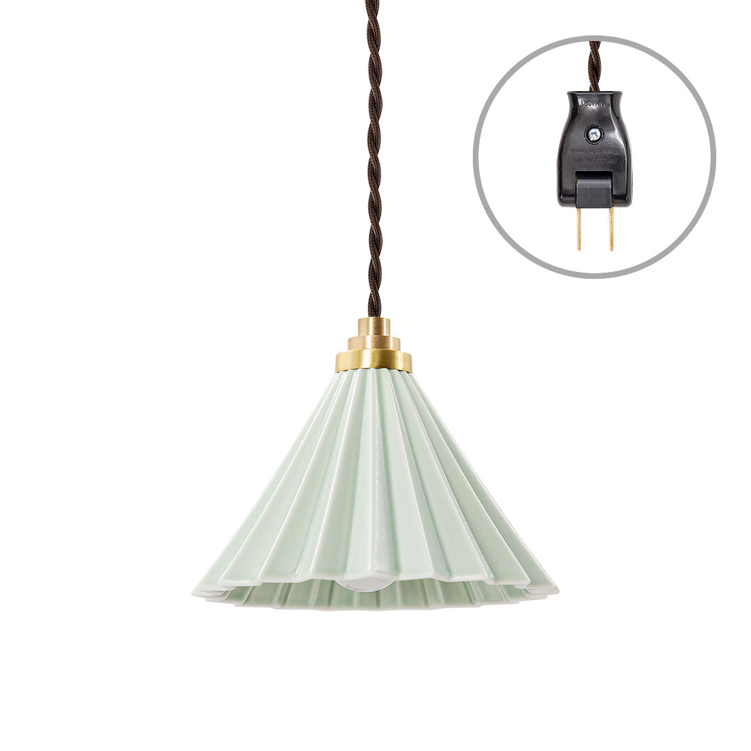 ORIGAMI Lamp Pendant  Brown Cord