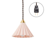 ORIGAMI Lamp Pendant  Brown Cord