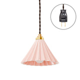 ORIGAMI Lamp Pendant  Brown Cord