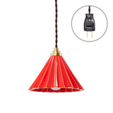 ORIGAMI Lamp Pendant  Brown Cord