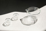 ORIGAMI Glass Katakuchi Matcha Bowl