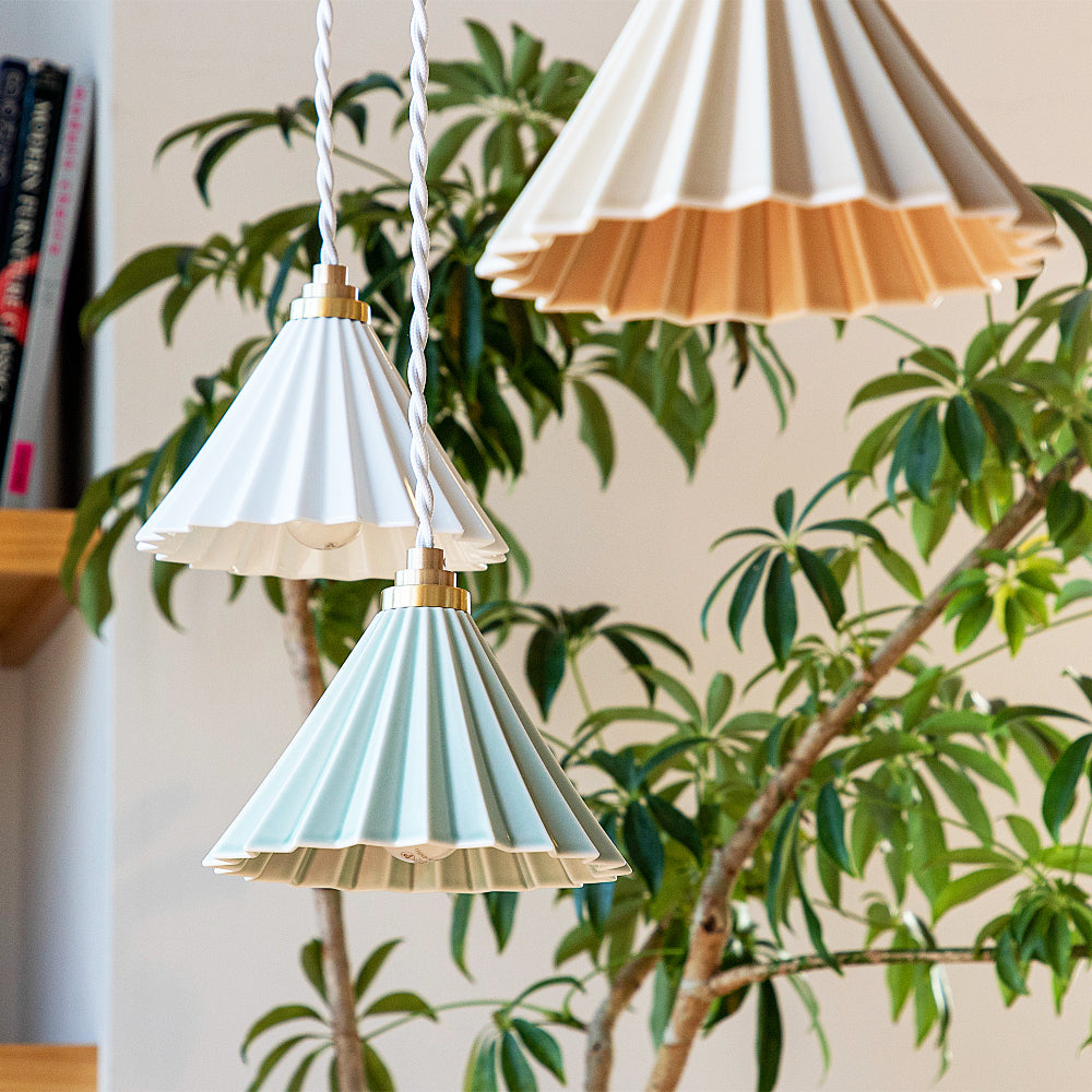 ORIGAMI Lamp Pendant White Cord