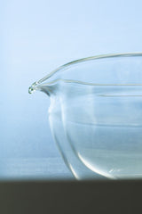 ORIGAMI Glass Katakuchi Matcha Bowl