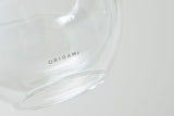 ORIGAMI Glass Katakuchi Matcha Bowl